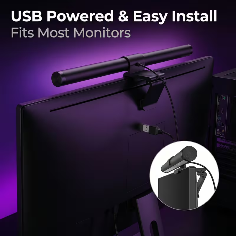 Monitor Light Bar - Светодиодная лампа-бар для монитора с пультом