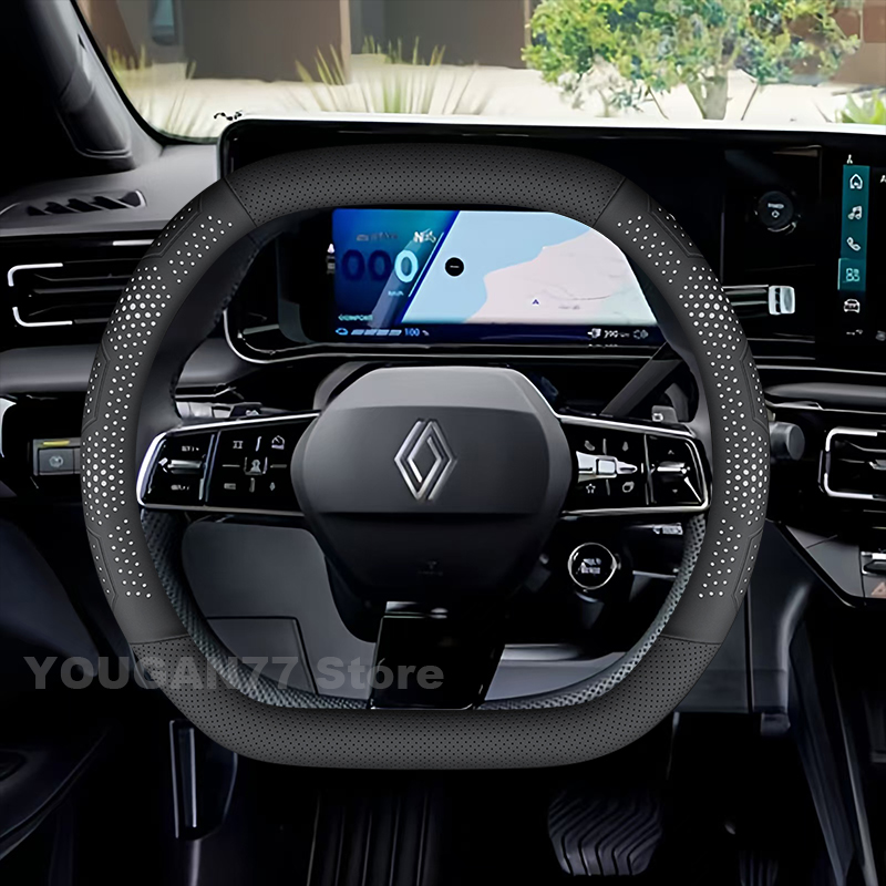 Tech Accessories Hub - Кожаный чехол на руль для Renault