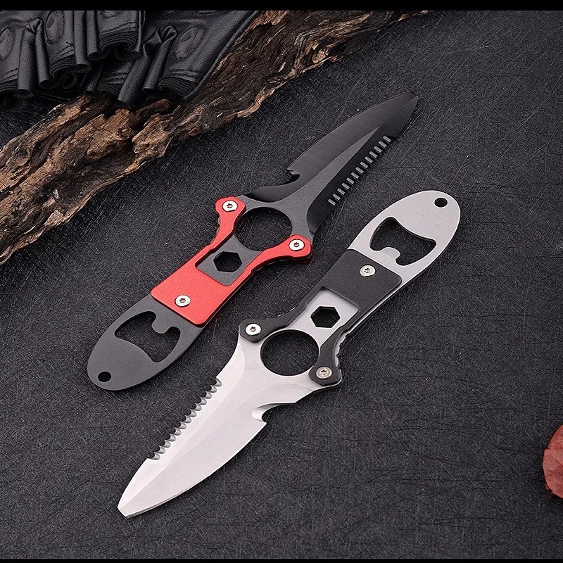 Tech Diving Accessories - Многофункциональный нож из нержавеющей стали, инструмент