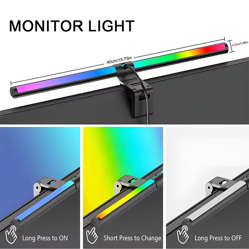 Светодиодная лампа-монитор, по – обзор и цена Monitor Light Bar