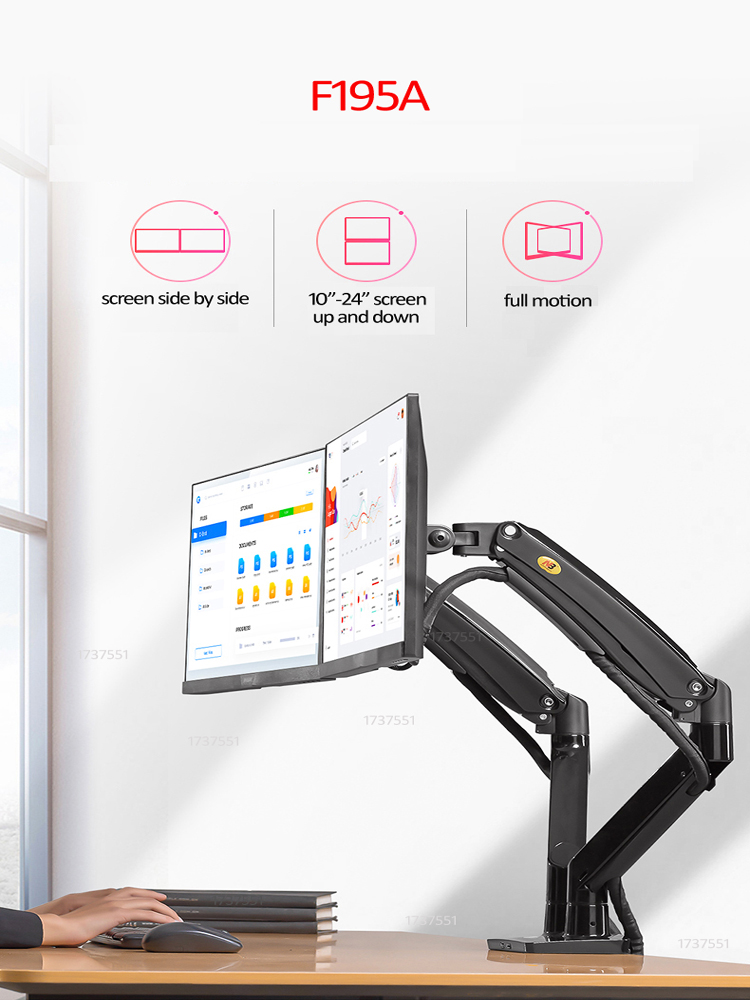 Кронштейн для двух мониторов N – обзор и цена Monitor Arm Single