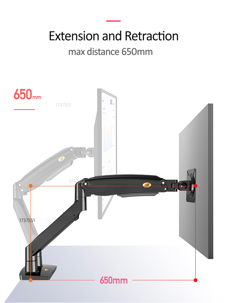 Кронштейн для двух мониторов N – обзор и цена Monitor Arm Single