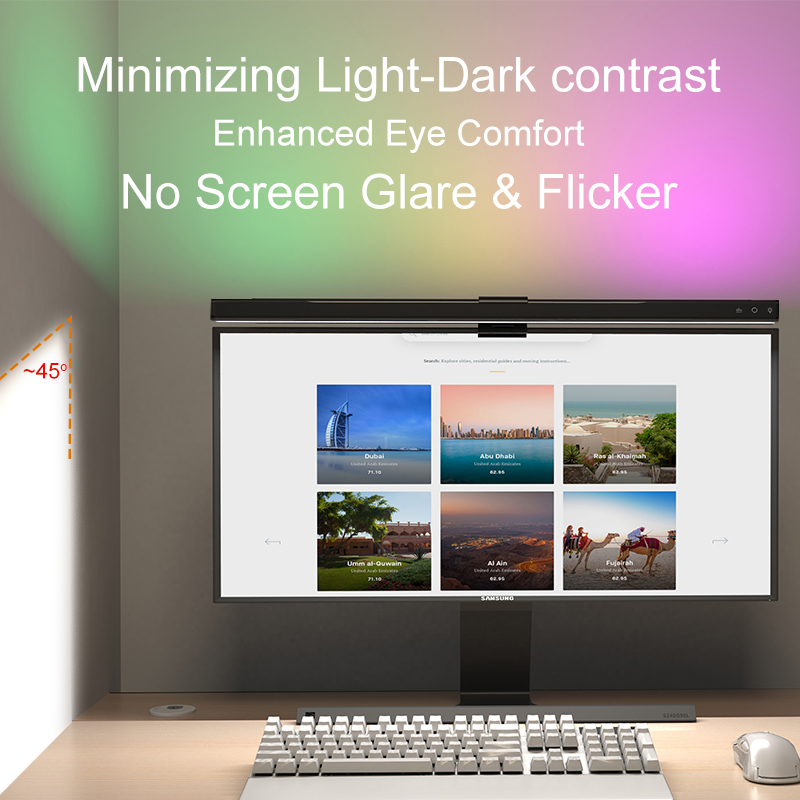 RGB-подсветка 60/80 см для игр – обзор и цена Monitor Light Bar