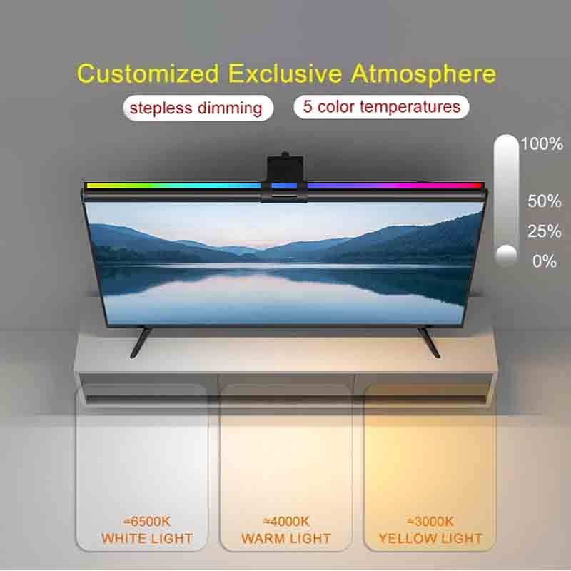 RGB-подсветка 60/80 см для игр – обзор и цена Monitor Light Bar