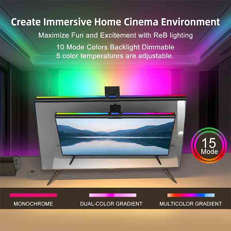 RGB-подсветка 60/80 см для игр – обзор и цена Monitor Light Bar